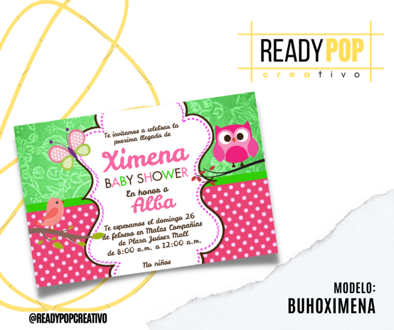 BABYSHOWER invitaciones