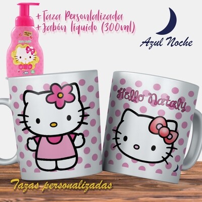 Pack Taza + Jabón líquido 300ml HELLO KITTY
TIPO Y TAMAÑO DE TAZA A ELECCIÓN
