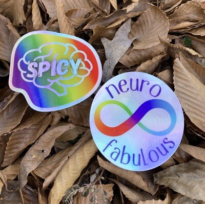 Neurodivergence Pride Stickers - Durable Waterproof Vinyl