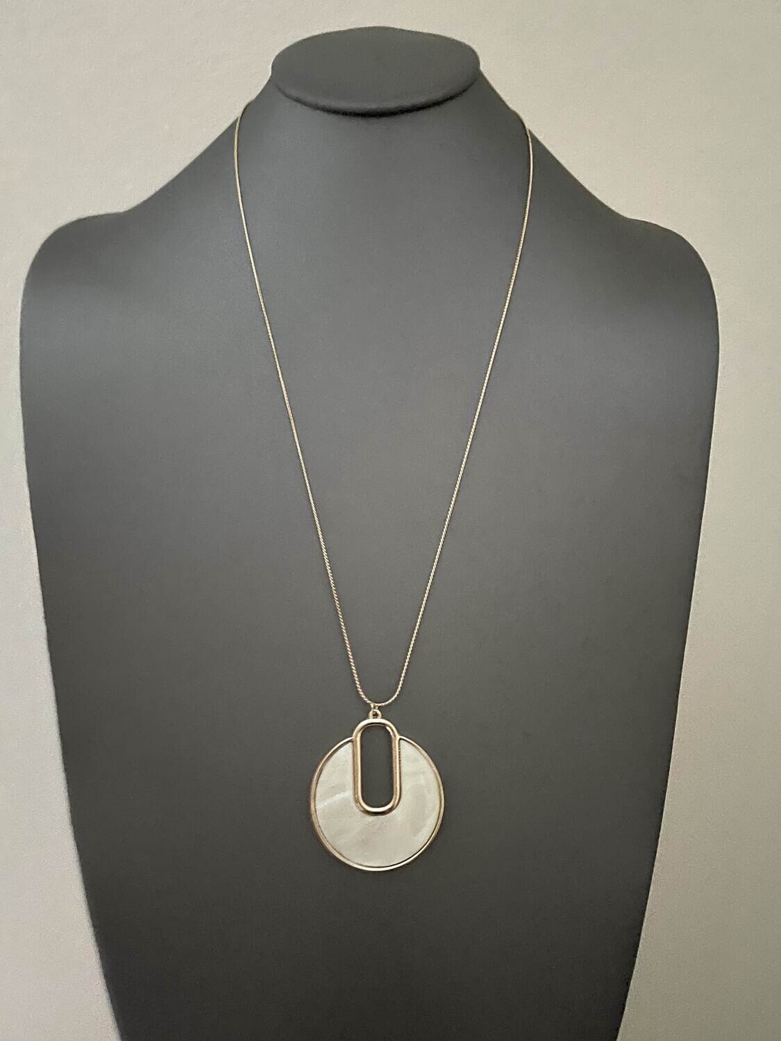 Jemima White Iridescent Chain