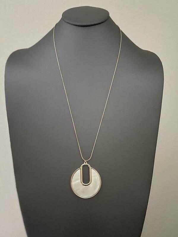 Jemima White Iridescent Chain
