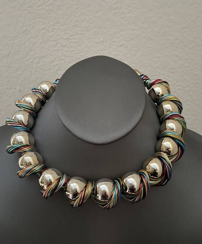 Nizana Rainbow Wire Necklace Set