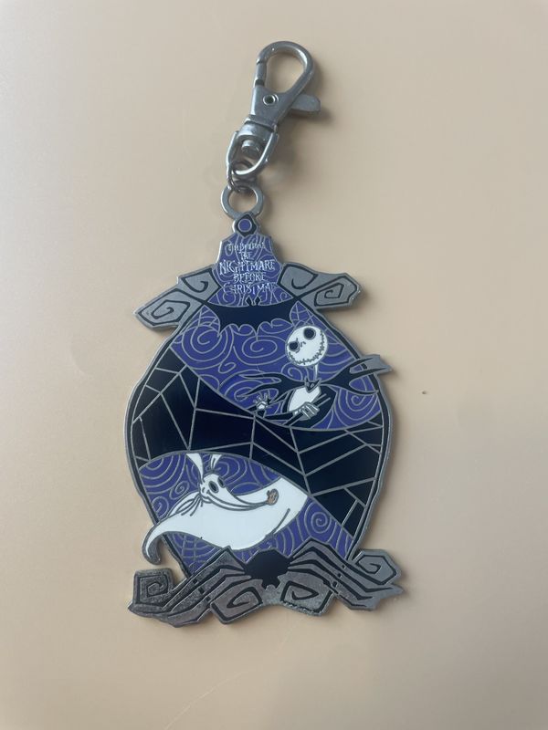 Disney 1993 Jack Skellington Zero Official Trading Pin Lanyard Medal