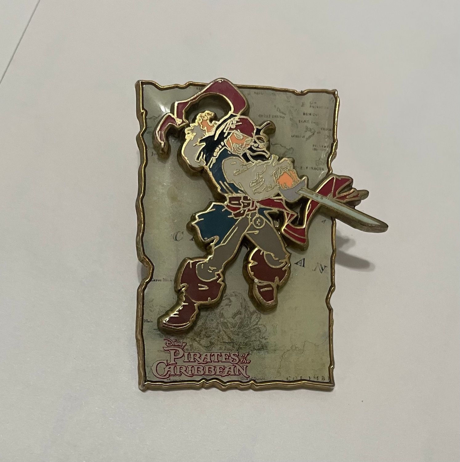 2007 Disney Pirates of the Caribbean Jack Sparrow Trading Pin Tool NOT Included