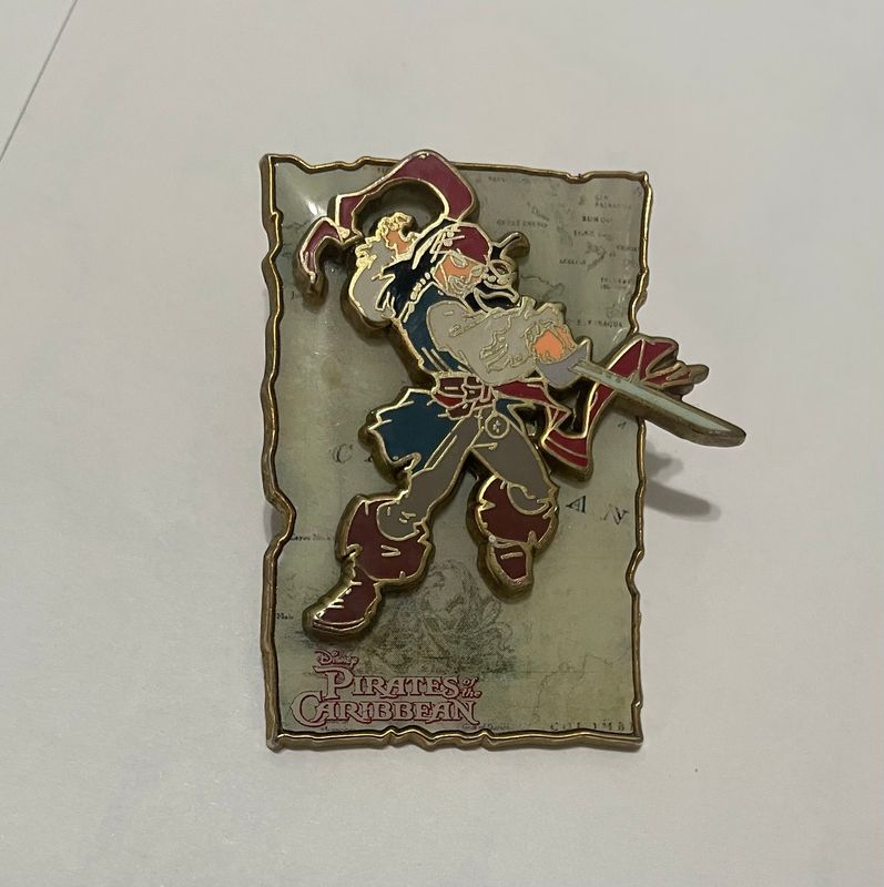 2007 Disney Pirates of the Caribbean Jack Sparrow Trading Pin Tool NOT Included
