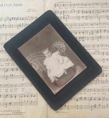 Antique Baby Photo Ephemera in Photo Card