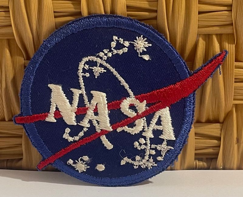 Vintage 1975 Large NASA Meatball Patch 7" NWOT
