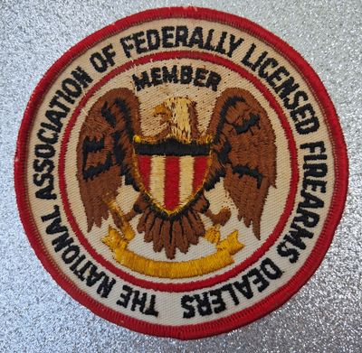 Vintage National Association of Federally Licensed Firearms Dealers Patch