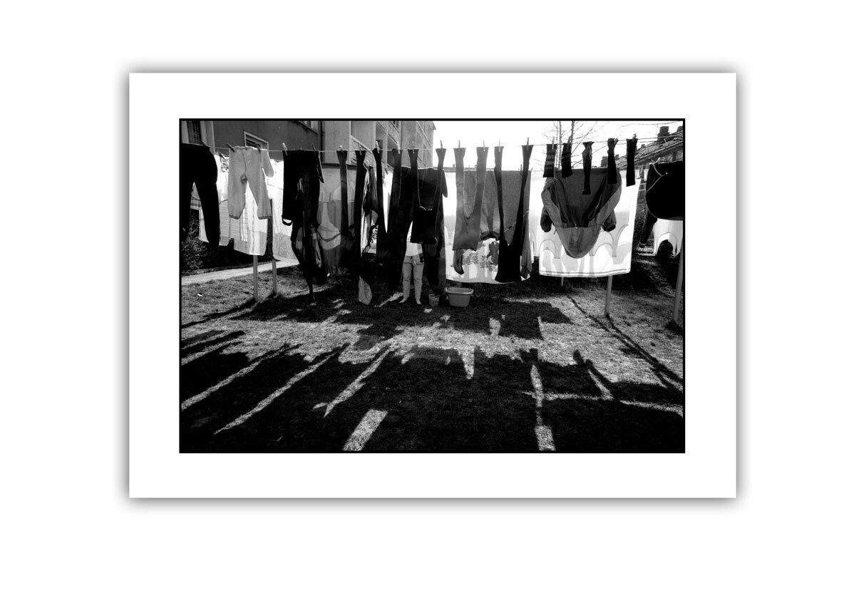 Wäsche auf der Leine” – Chemnitz 1990