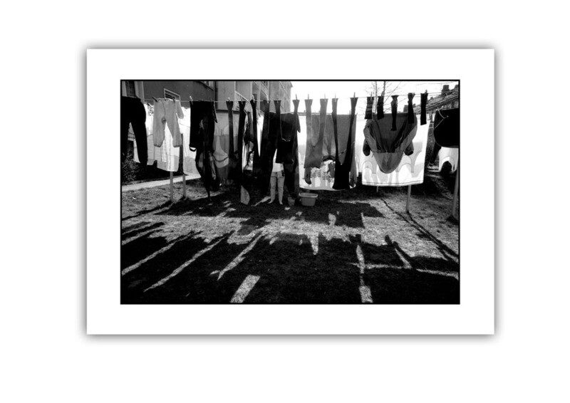 Wäsche auf der Leine” – Chemnitz 1990