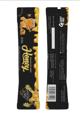 Pure Golden Honey Sachets (20-Pack) – Large 20g Servings | Individual Single-Serve Honey Packets for Tea, Coffee, and Energy Leak-Proof Travel Size Wildflower