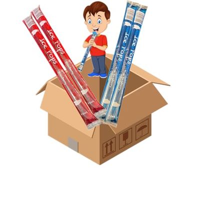 40 Blue Raz & 40 Strawberry 50/50 mix 80 pack