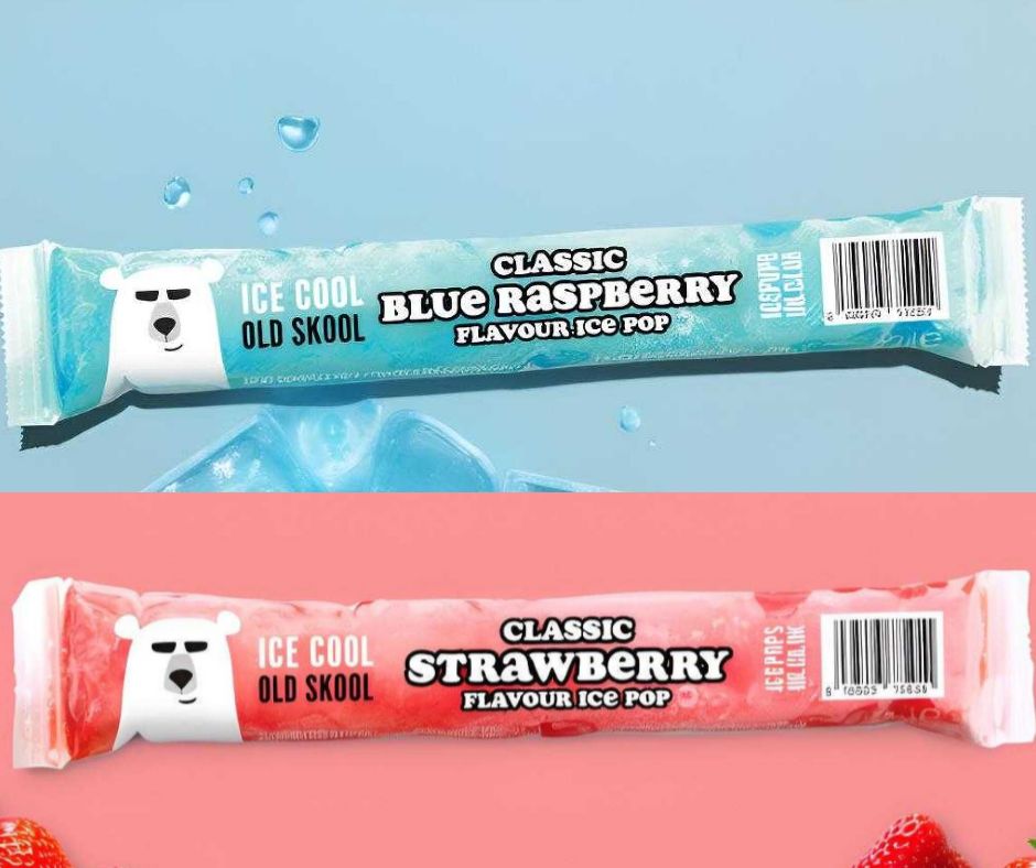 40 X Blue Raz &amp; 40 Strawberry 50/50 mix 80 pack