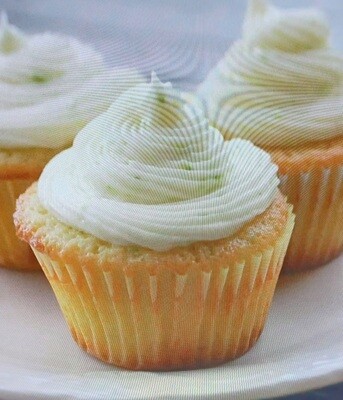 Kids size cupcakes with frosting  (24) 2 Dozen (Lemon, Pineapple, Yellow, Strawberry, Chocolate