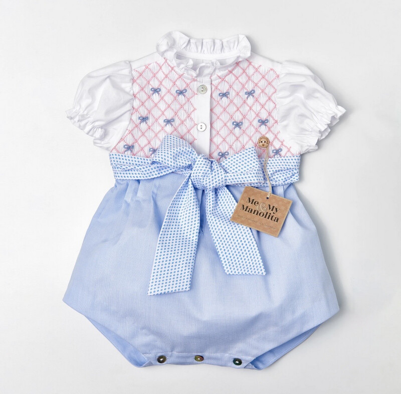 Manolitas Carmencita Bubble Blue With Pink