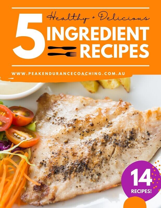 Peak Endurance Coaching 5 Ingredient Recipe Book