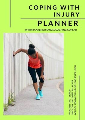 Coping with injuries planner