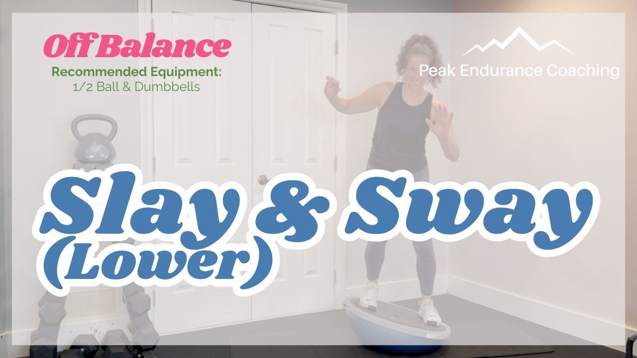 Of Balance 4-week strength program