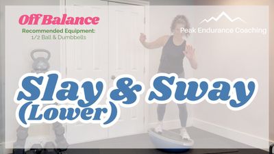 Off Balance 4-week strength program Off Balance 4-week strength program