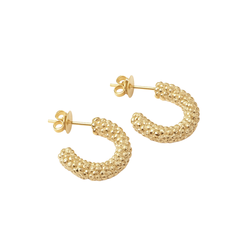 Beaded Hoops