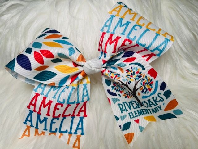 HAIRBOWS: Cheer Design 1