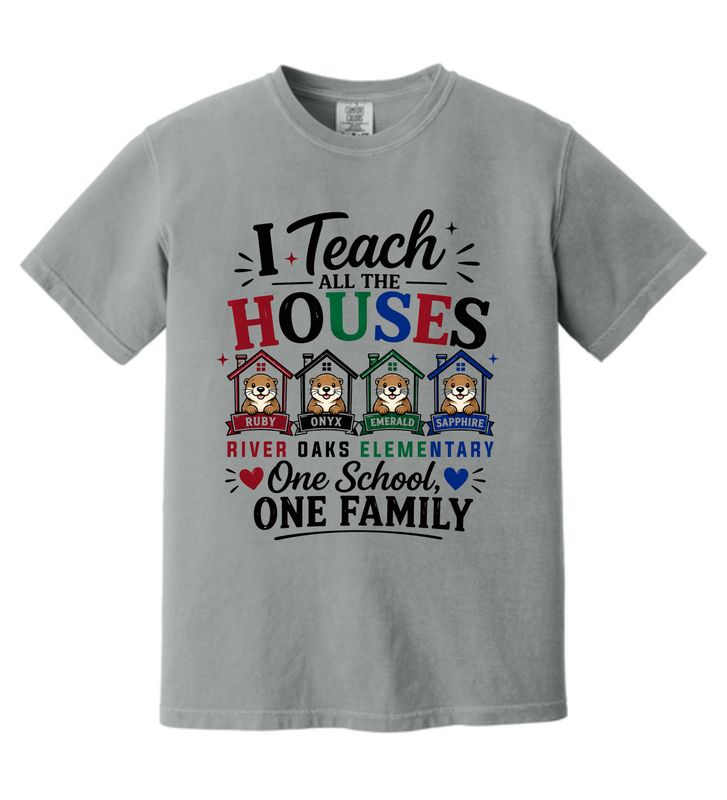 TEACHER/STAFF TEES: Design 17 Comfort Colors