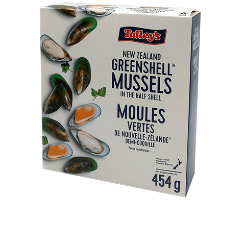 Mussel Green Half Shell 20lb, 24lb