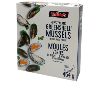 Mussel Green Half Shell 20lb, 24lb