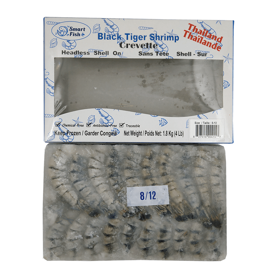 Shrimp Black Tiger Headless Shell-On 24lb