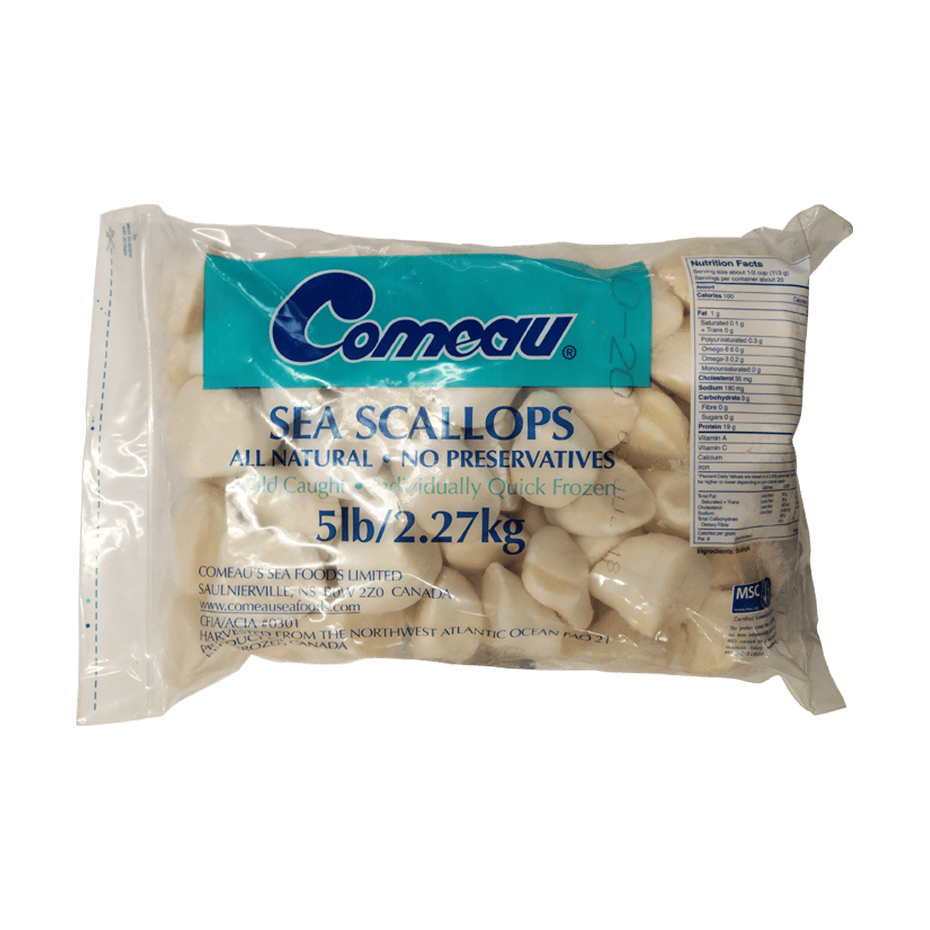 Scallop IQF 10/20, 20/30 4 x 5lb 20lb