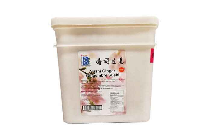 Ginger Pickled White ( Sushi Ginger ) 20lb