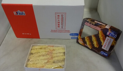 Shrimp Breaded Nobashi 21/25 ( Stretched ) 8.8kg