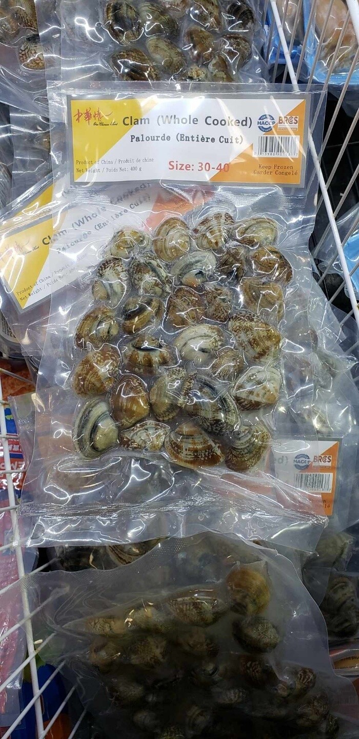 Clam Whole 400g x 20pack 8kg