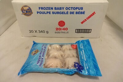 Octopus Baby ( Whole Cleaned ) 340g x 20pack 6.8kg