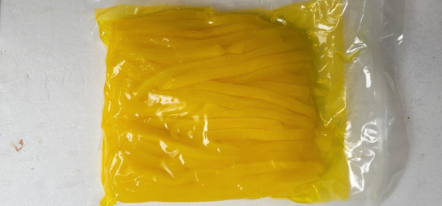 Radish Pickled Slice ( Yellow ) 1kg x 10pack