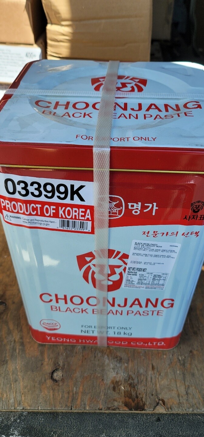 Black Bean Paste ( Choon Jang ) 18kg