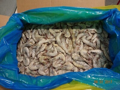 Shrimp White Raw Head-On 50/60 2 x 10kg 20kg