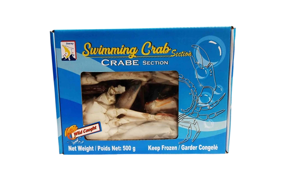Swimming Crab Cut 3L 500g x 12, 6kg