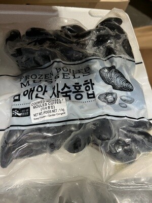 FRZ PRE-COOKED WHOLE MUSSEL 10X1KG