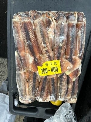 Squid Whole 300g~400g Illex Argentina 17.5kg
