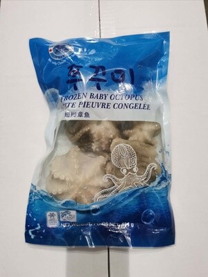 Baby Octopus ( Whole Cleaned ) 40~60g / pcs, 454g x 20, 20lb