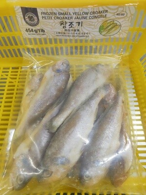 Yellow Croaker Small (Gills Removed &amp; Eviscerated) 40/60, 454g x 1lb, 20lb