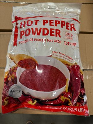 Hot Pepper Powder 5lb x 6, 30lb