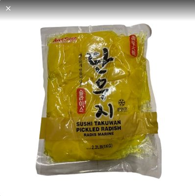 Radish Pickled Slice ( Yellow ) 1kg x 10pack
