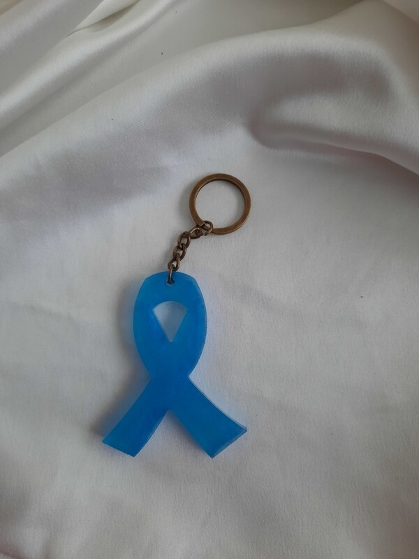 Awareness ribbon key chain