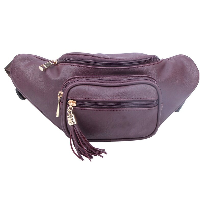 ****MARK DOWN****AFI PURPLE, FASHION FANNY PACK WAIST BAG