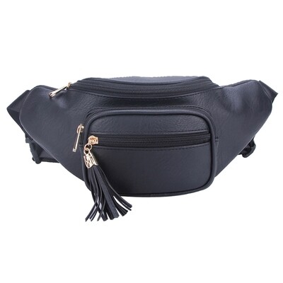 ****MARK DOWN***AFI BLACK, FASHION FANNY PACK WAIST BAG