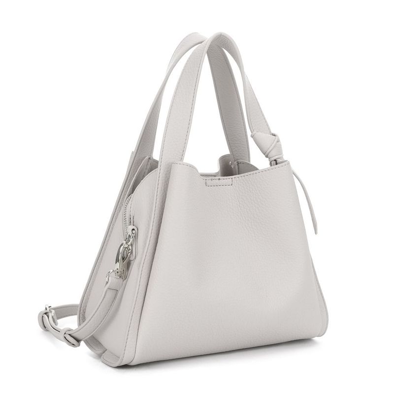 Willa- Beige Triple compartment Satchel - Shoulder bag