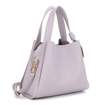 Willa-Triple compartment Satchel - Shoulder bag