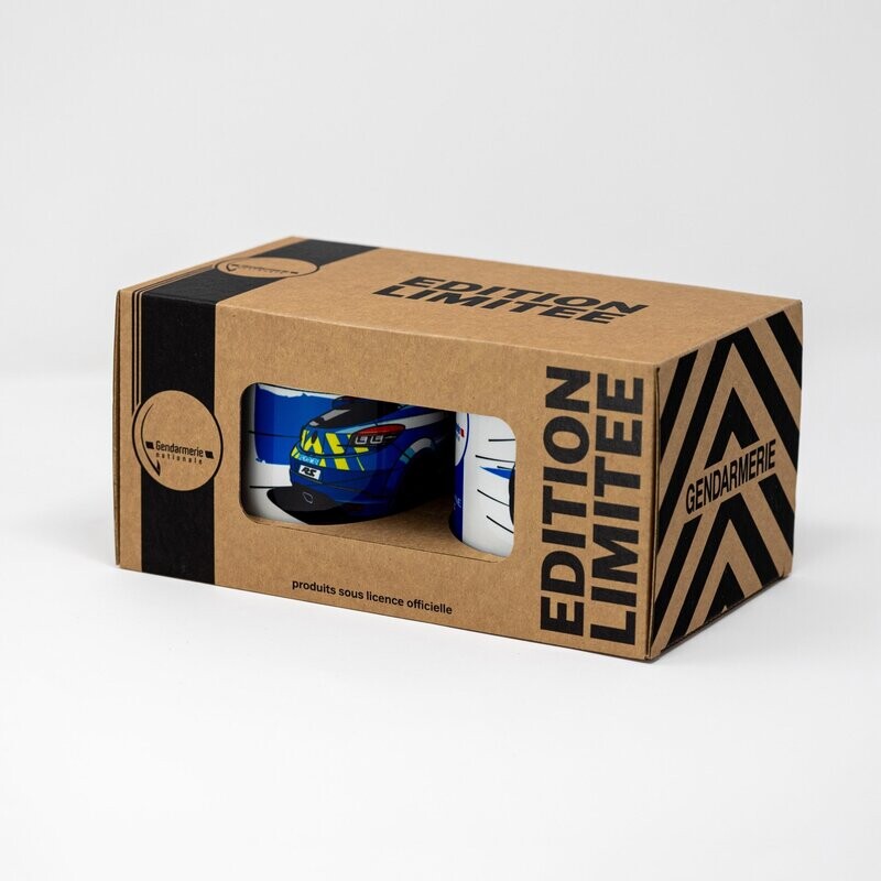 Pack de mugs collector Mégane R.S. Gendarmerie Nationale